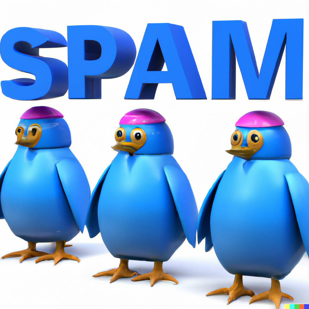 No twitter did not say only 5% of users are SPAM