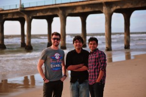 Chris me and shashi Chris me and shashi